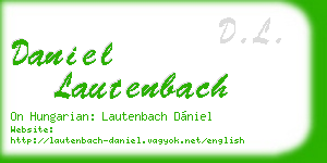 daniel lautenbach business card